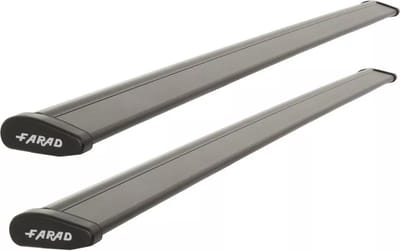 Dakdragers geschikt voor Audi A3 sportback 2013 t/m 2020 gesloten dakrailing - Aluminium - Hoog laadvermogen 100kg - Wingbar Zwart- Merk Farad