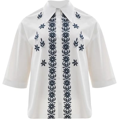 Geborduurd dameshemd Mat Fashion