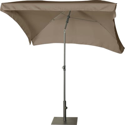 Aruba - 200x130cm - Taupe - Volant - Kantelbaar - Verstelbare hoogte - Push-up systeem