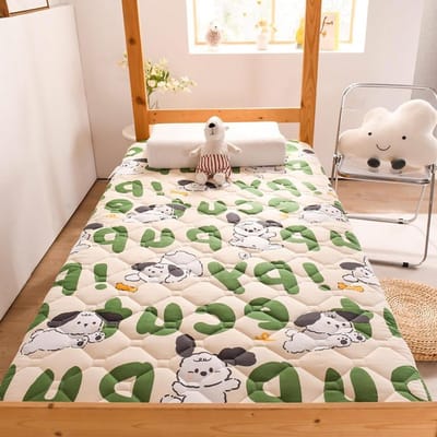 Futon Matras oprolbaar opvouwbaar vloerbed, draagbaar, lichtgewicht slaapmatras voor reizen, camper, multifunctionele tatami-mat, 120 x 200 cm