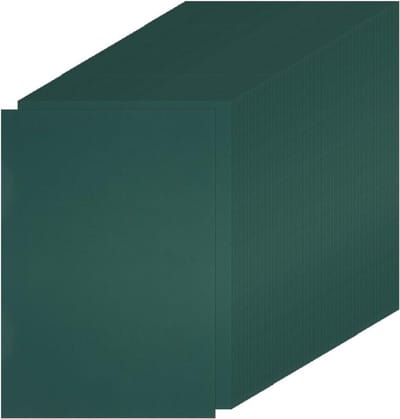 120 Pack A4 Donkergroen Kartonpapier voor Kaarten, Plakboeken en Creatieve Projecten - 297x210mm