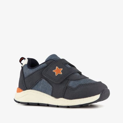 Blue Box kinder sneakers blauw oranje - Maat 20