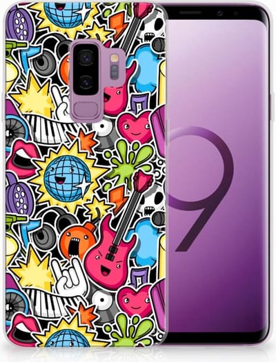 Samsung Galaxy S9 Plus Silicone Back Cover Punk Rock