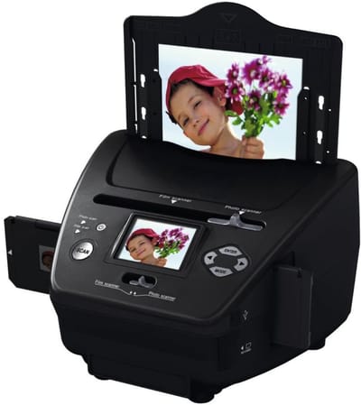DailySupplies® Negatiefscanner - Diascanner Kopen - Digitaal Maken Oude Foto's -Zwart