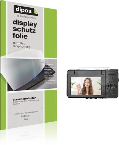 dipos – 4x Matte Beschermfolie geschikt voor Liebssen A66 | Krasbestendige & antireflecterende Screenprotector Ultra-Thin