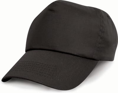 Result Cotton Cap RH05 - Black - Regular