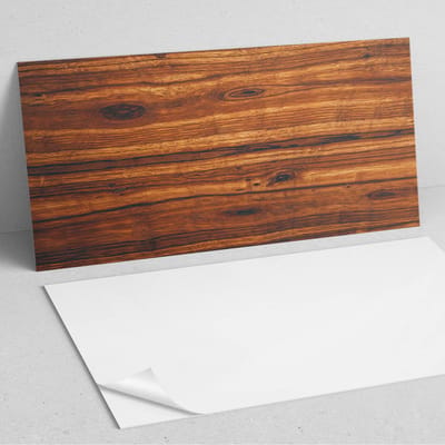 Coloray Wandpanelen Zelfklevend - Natuurlijk houtpatroon PVC Wandpaneel - 100 cm x 50 cm - Bruin Wandbekleding Zelfklevend - 1 stuk - Texturen Wandpanelen Zelfklevend - Wandbord Keuken - Wandpaneel Badkamer