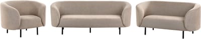 LOEN - Woonkamerset - Taupe - Polyester