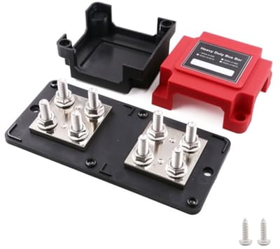 Verzamelrail 12V-48V DC Bus Bar 400A met Stroomverdelerblok voor Auto en Zonne-energie