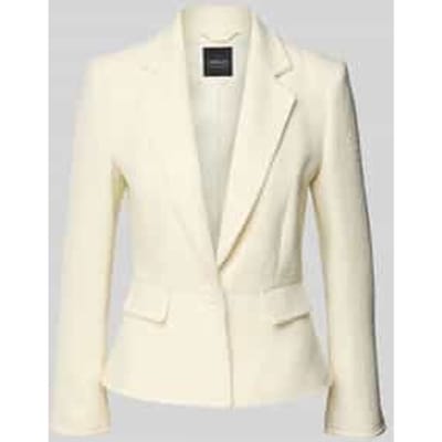 Slim fit blazer met reverskraag en klepzakken