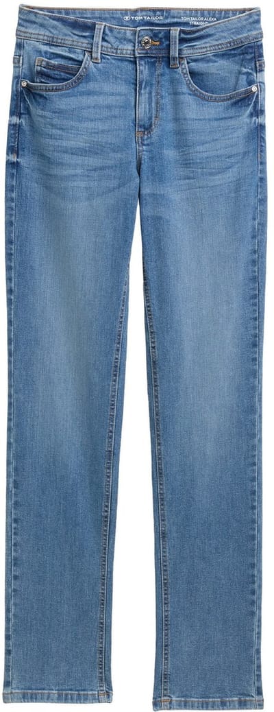 Tom Tailor - TTALEXA STRAIGHT-jeans - Maat 28/32 - light stone bright blue denim