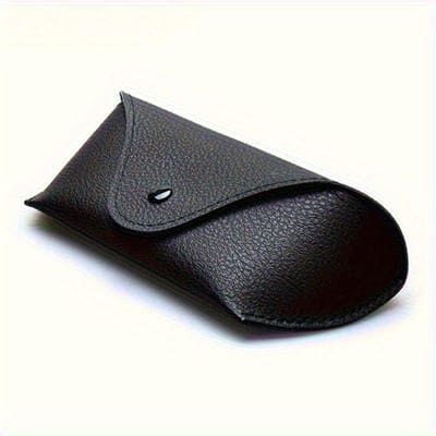 Rits Zonnebril Etui Hoge Kwaliteit Zwart PU Leer Beschermend Brillen Doos gray