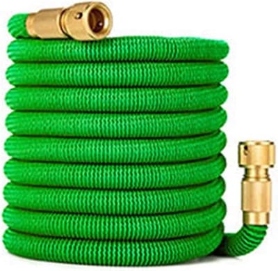 Tuinslang Uitbreidbaar - Flexibele Waterslang - Tuin Besproeien - Anti-Knik Constructie - 25FT - Groen