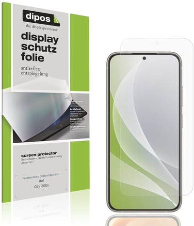 dipos – 4x Matte Beschermfolie geschikt voor Itel City 200s | Krasbestendige & antireflecterende Screenprotector Ultra-Thin