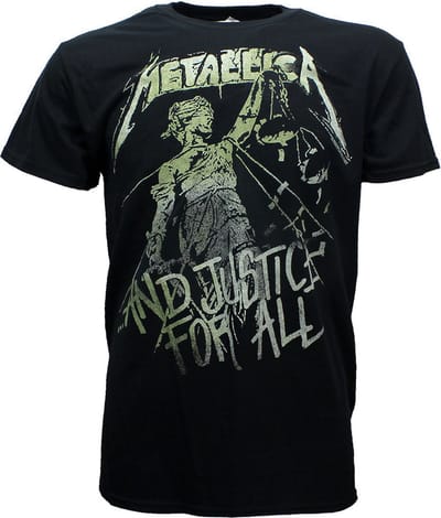 Metallica Justice For All Vintage T-Shirt - Officiële Merchandise - L