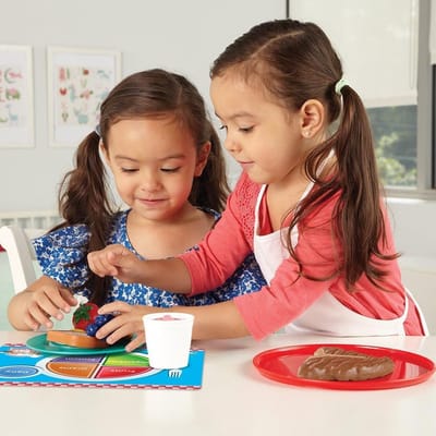 Speelgoed Restaurant Set - Keuken Speelgoed Eten - Kind Spelletjes Leren - Realistische Speelmaaltijden - 36 Stuks - Multi kleuren
