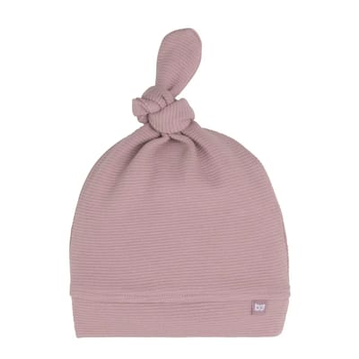 Baby's Only Knoopmutsje Pure - Oud Roze - 3-6 mnd - 100% ecologisch katoen - GOTS