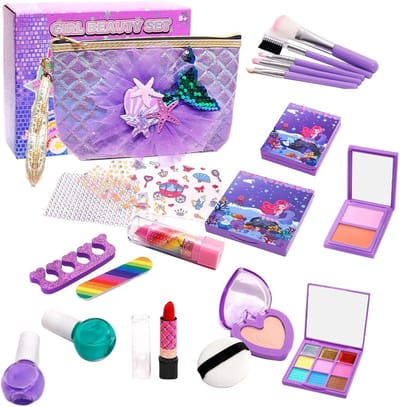 Kinder Speel Make-up - Schmink Speelset - Kinderspel - Afwasbaar Met Water - 21x17x8 cm