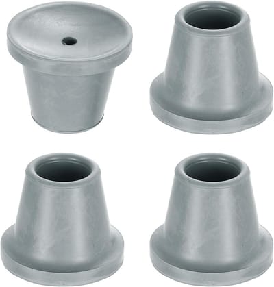 Douchestoel Poten - Badstoel Vervanging - Veilig Douchen - Met Antislip Zuignap - 22 mm Binnendiameter - Grijs