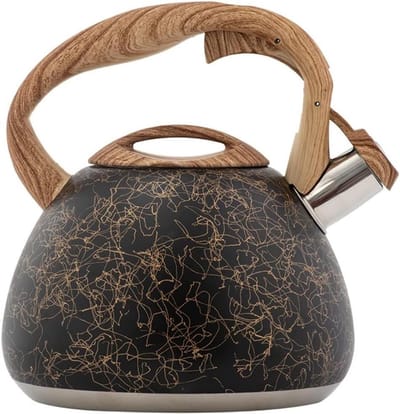 Waterketel - Theeketel RVS - Water Koken - Luid Fluitgeluid - 2.8L Inhoud - Zilver