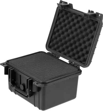 Hermetische Gereedschapskoffer met Plukschuim - IP55 Water- en Stofbestendig - Compact & Diep Model - L 27 x B 24.6 x H 17.5 cm