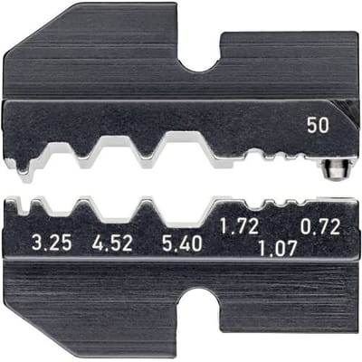 97 49 50 Krimpinzetstuk Coax-connectoren RG174, RG58, RG188, RG316 Geschikt voor merk Knipex 97 43 200, 97 43 E, 97 43 E AUS, 97 43 E UK, 97 43 E US