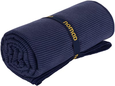 NOMAD® Strandlaken XL | 100x160 cm | Sneldrogende Microvezel Strandhanddoek | Lichtgewicht & Compact | Reishanddoek | Donkerblauw