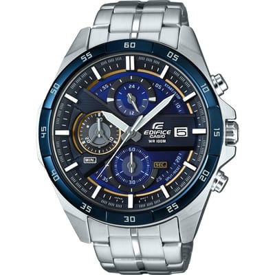 Casio Edifice Classic EFR-556DB-2AVUEF Herenhorloge 50 mm - Zilverkleurig