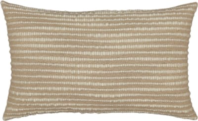 Urbane Hide | Kussenhoezen | Kussenhoes | Kussenhoesjes | Sierkussen | 35x50 cm | Zandsteen Lussen | Katoen en Acryl | Beige | Zonder binnenkussen