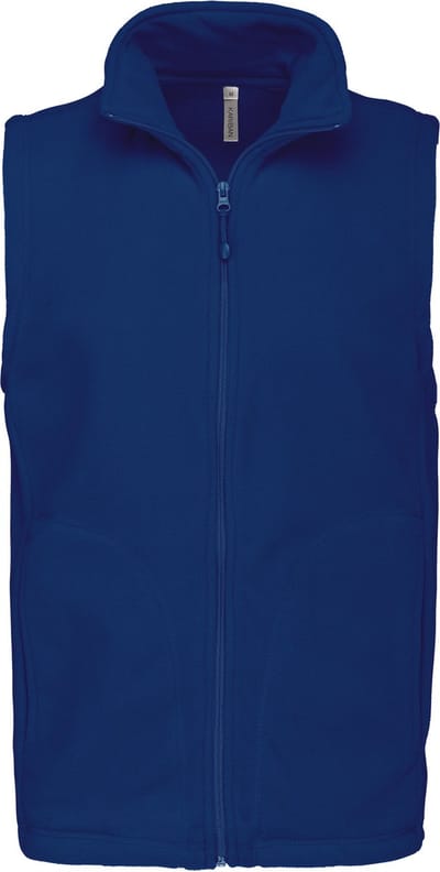 Fleecebodywarmer 'Luca' merk Kariban maat S True Indigo