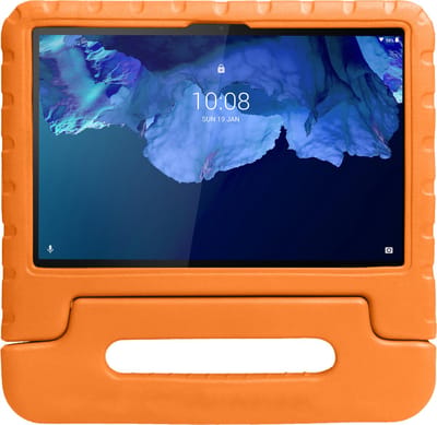 Hoesje - Geschikt voor Lenovo Tab P11 - Kinderhoes Shockproof Bumper - Kidsproof Case - Tablet Hoes - Kinder Hoes Cover - Oranje