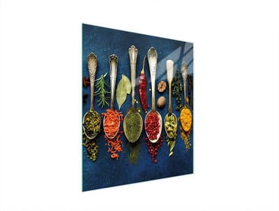 TMK ArtDeko Serie - Snijplank Glas - 45x52 cm - Keukenbeschermer - Hartglas