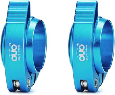 Zadelpenklem - Fiets Klem - Fiets Zadel Verstellen - Snelle Verstelling - 40 mm - Blauw