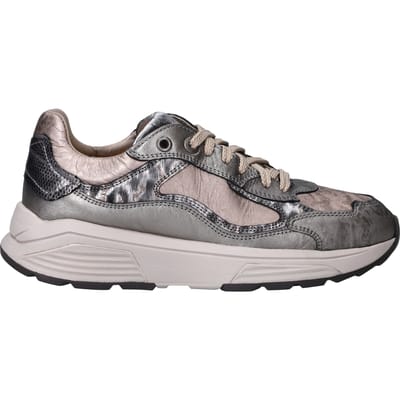 Xsensible Milau Sneakers - Leer - Dames - Zilverkleurig - Maat 37