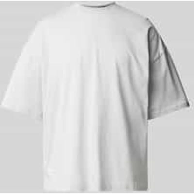 T-shirt met labelpatch, model 'LOGO'