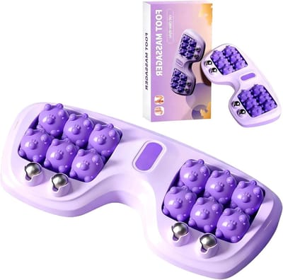Verfrissende voetmassage roller voor ontspanning, pijnverlichting en stressvermindering bij hielspoor