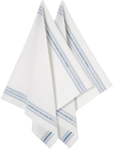 De Witte Lietaer Theedoek Dish, Oxyde - 2 stuks - 65 x 70 cm - Katoen/Linnen
