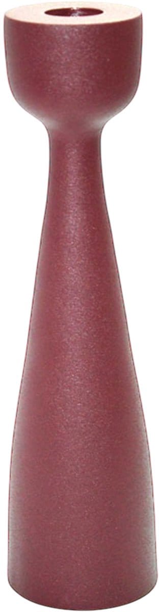 by Mooss - Paudar - Kandelaar - Red - Gepoedercoat - Metaal - 33 cm - Ã˜ 6 cm - Rood
