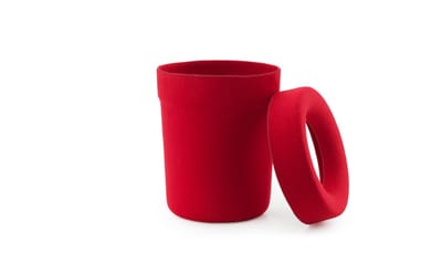 Normann Copenhagen Prullenmand verbergen - NormannCopenhagenHideBrightRed