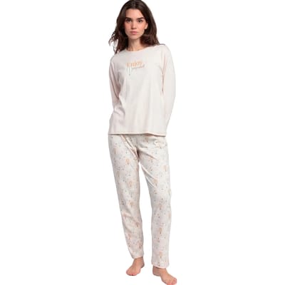 Setjes Admas Pyjama broek top lange mouwen Enjoy Every Moment