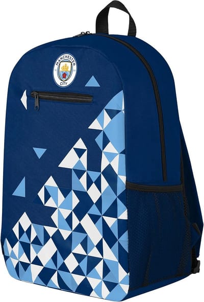Voetbal Fan Rugzak voor Manchester City FC - Stevige Jongens en Meisjes Schooltas