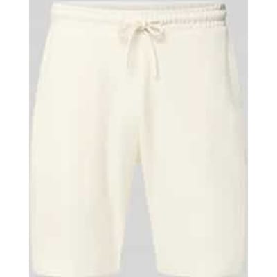 Sweatshorts van katoen met structuurpatroon