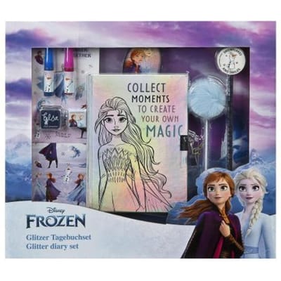 Undercover - Frozen Dagboek Set Glitter - Kunststof - Multicolor