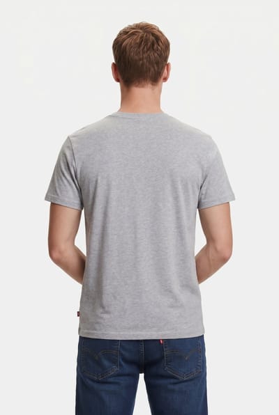 Levi's Lsegraphic Crewneck Te Color Bw White Logo Taglia: L | Magliette basic Outlet | Uomo | Bianco