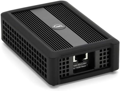 Snelle 10 Gigabit Ethernet-adapter met Thunderbolt 4 en USB4 voor Macs en Laptops