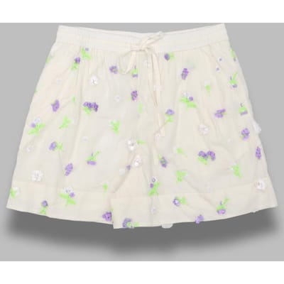 jelena geborduurde mini shorts