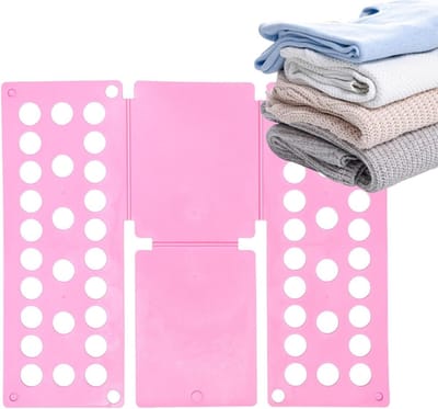 Kleding vouwplank - Was organizer - Kleding sorteren - Stevig ABS materiaal - 40x48 cm - Roze