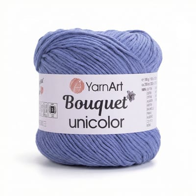 YarnArt Bouquet Unicolor - Katoen Garen - Effen - 100g - 200m - Kleur 3224