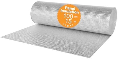 Isolatiefolie voor Radiatoren en Wanden | Thermische Isolatie voor Huis, Camping, Auto (1 x 15 m)