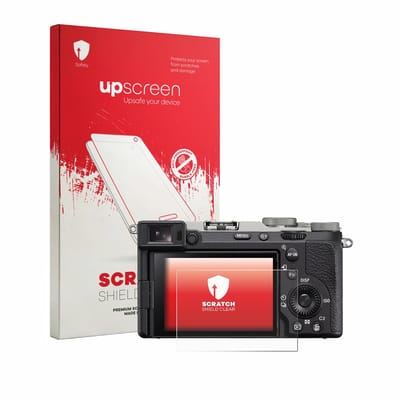 upscreen - Screenprotector voor Sony A7C II - Folie Beschermfolie transparant